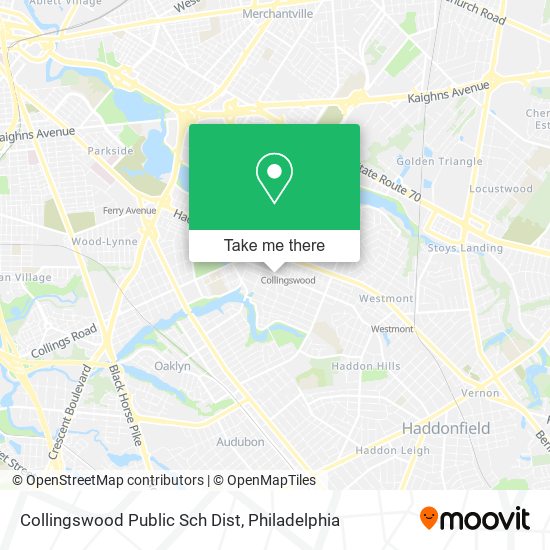 Mapa de Collingswood Public Sch Dist