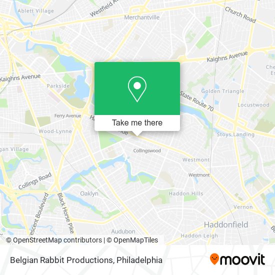 Mapa de Belgian Rabbit Productions