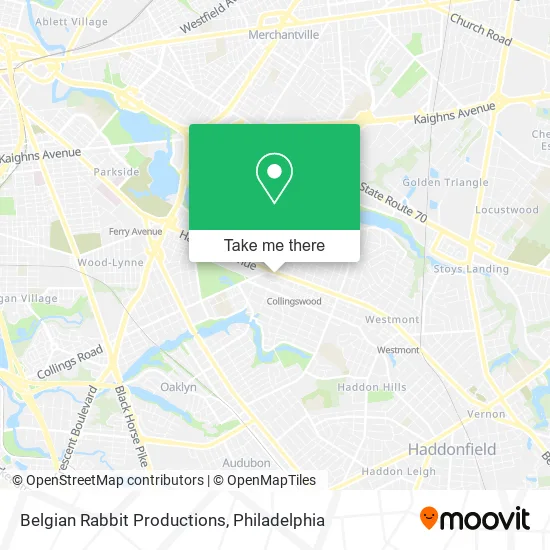 Belgian Rabbit Productions map