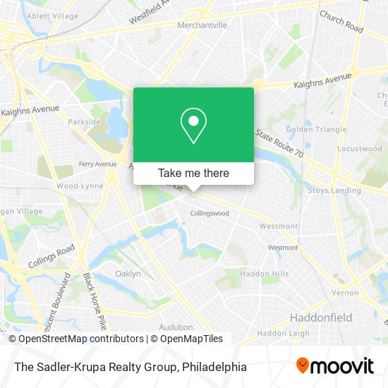 The Sadler-Krupa Realty Group map