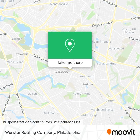 Mapa de Wurster Roofing Company