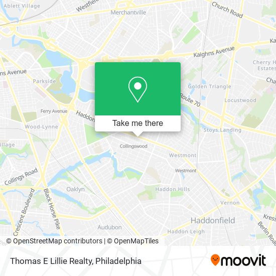 Mapa de Thomas E Lillie Realty