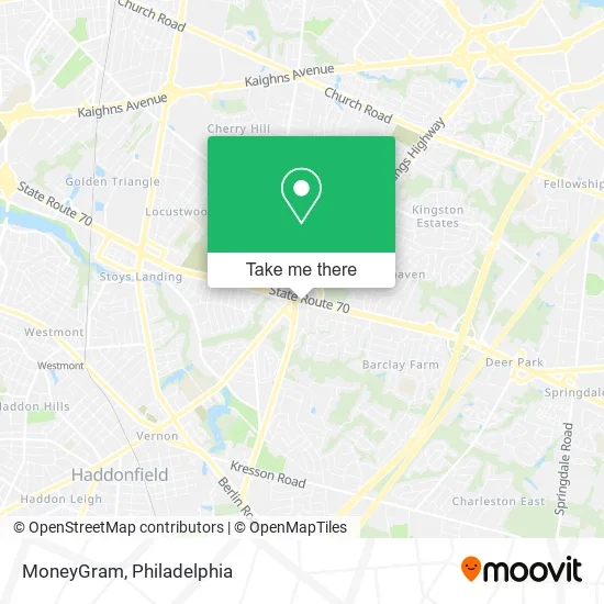 MoneyGram map