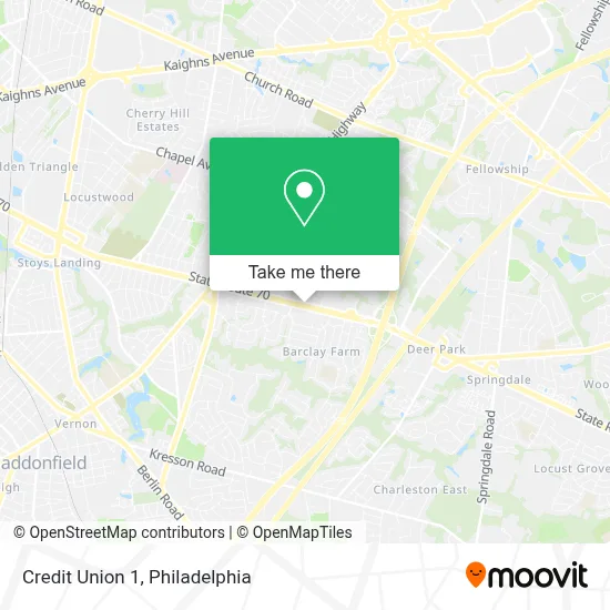 Credit Union 1 map