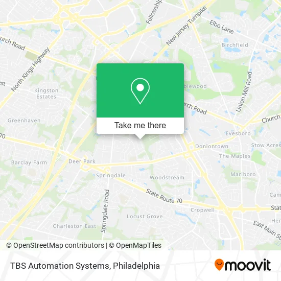 TBS Automation Systems map