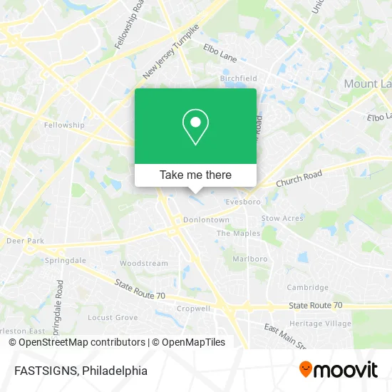 FASTSIGNS map