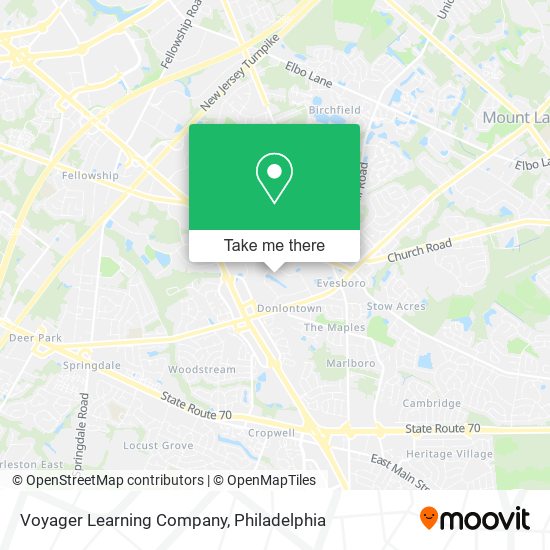 Voyager Learning Company map