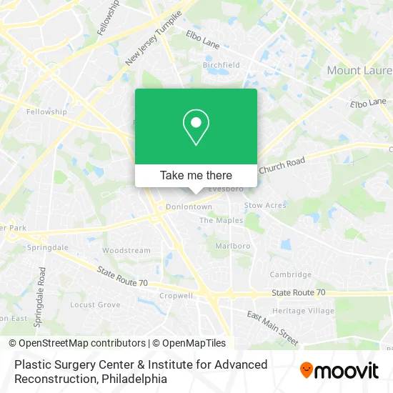 Plastic Surgery Center & Institute for Advanced Reconstruction map