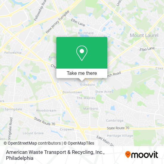 American Waste Transport & Recycling, Inc. map