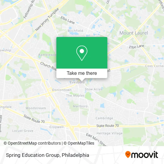 Spring Education Group map