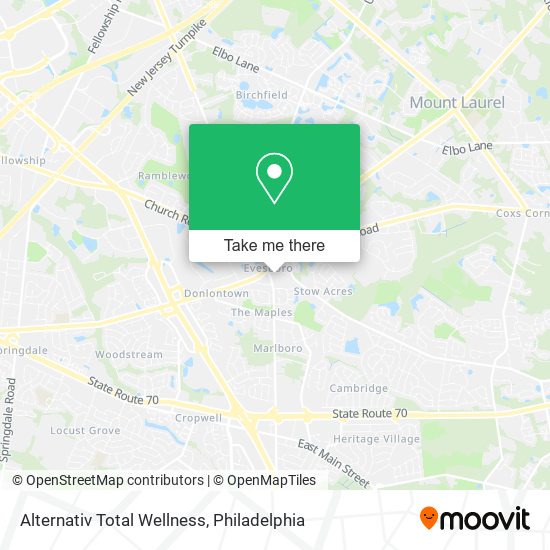 Alternativ Total Wellness map