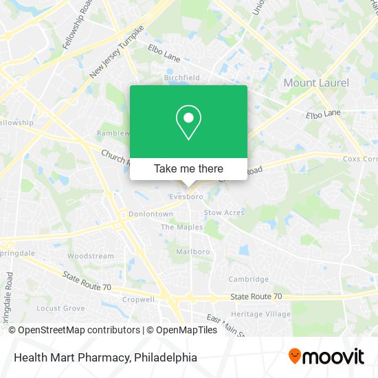 Health Mart Pharmacy map