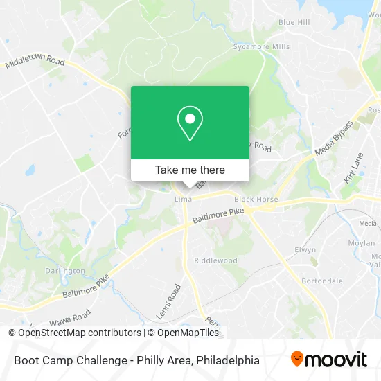 Boot Camp Challenge - Philly Area map