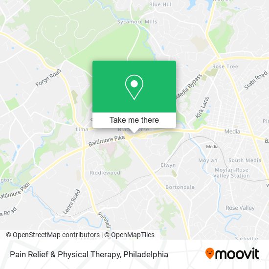 Pain Relief & Physical Therapy map