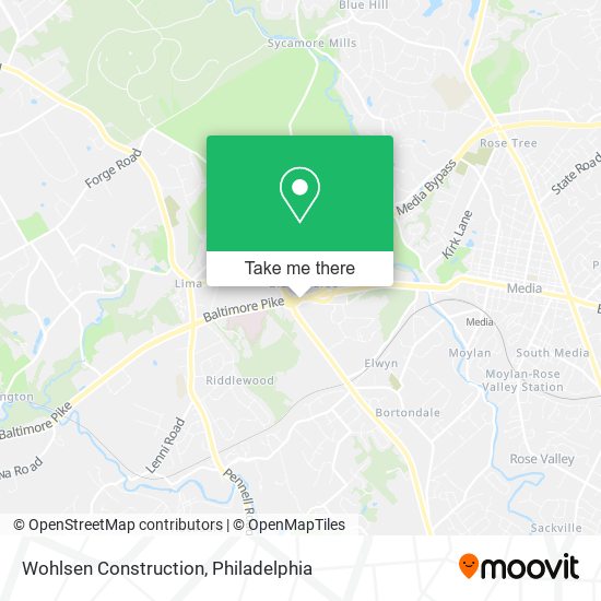 Wohlsen Construction map
