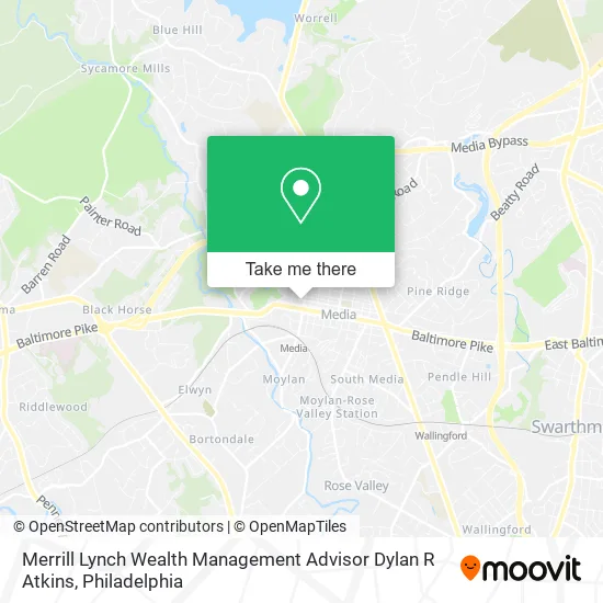 Merrill Lynch Wealth Management Advisor Dylan R Atkins map