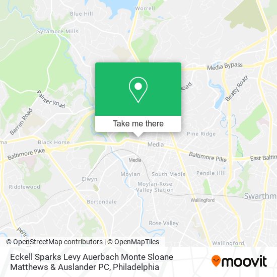 Eckell Sparks Levy Auerbach Monte Sloane Matthews & Auslander PC map