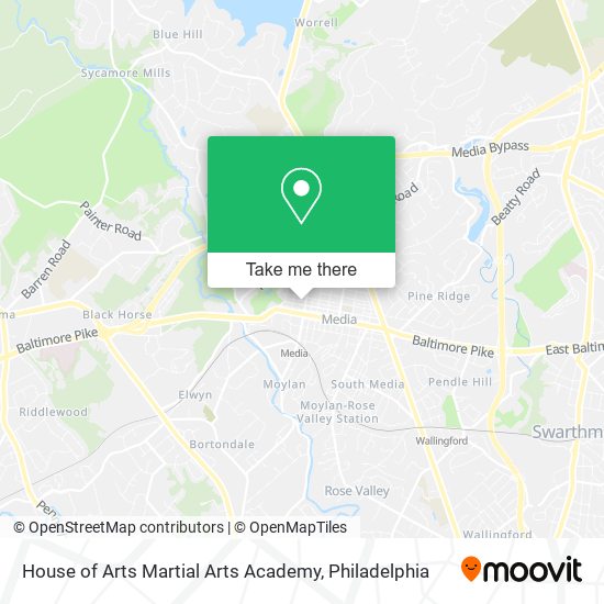 House of Arts Martial Arts Academy map