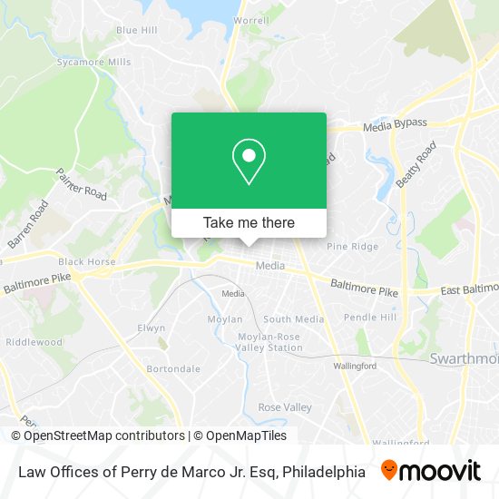 Mapa de Law Offices of Perry de Marco Jr. Esq
