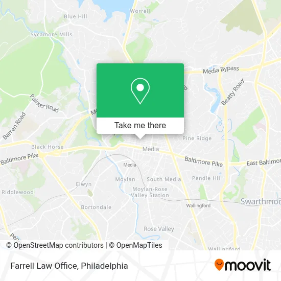 Farrell Law Office map