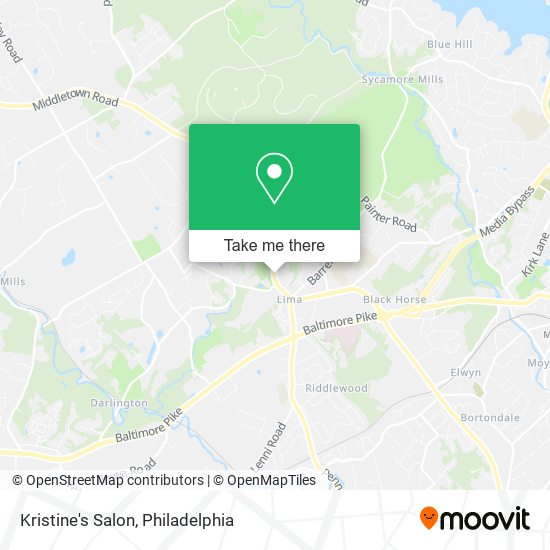 Mapa de Kristine's Salon