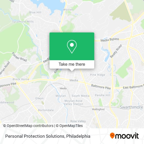 Mapa de Personal Protection Solutions