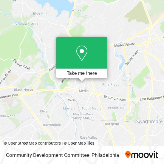 Community Development Committee map