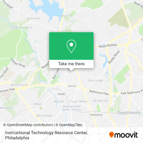 Instructional Technology Resource Center map