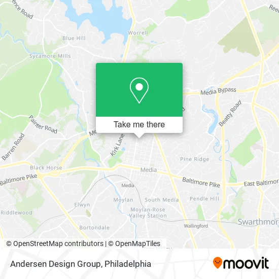 Andersen Design Group map