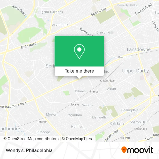 Wendy's map