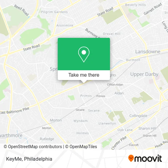 KeyMe map