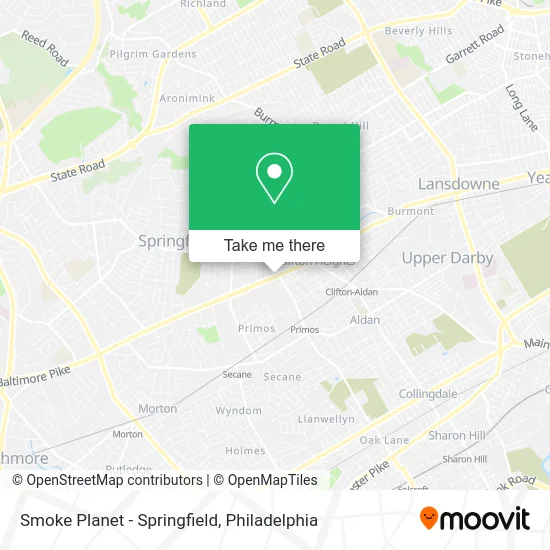 Smoke Planet - Springfield map