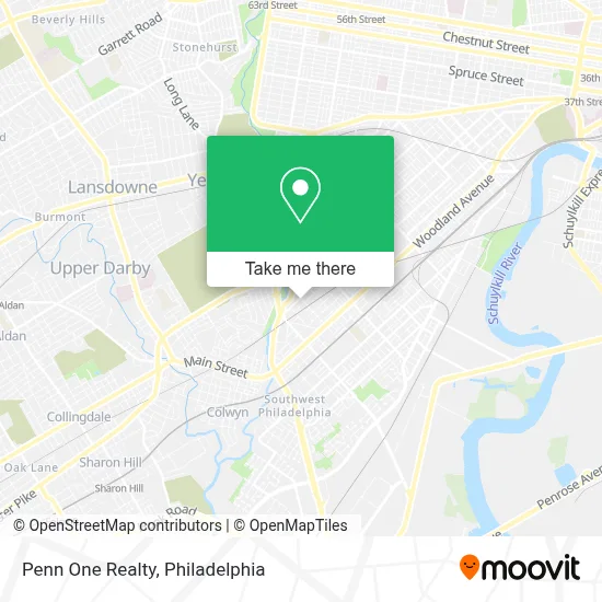 Penn One Realty map