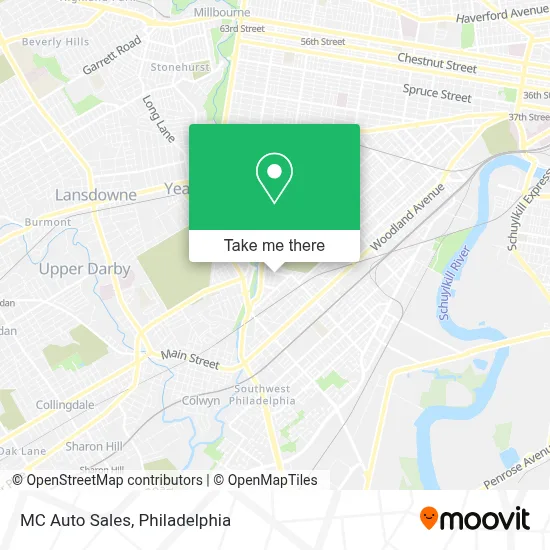 MC Auto Sales map