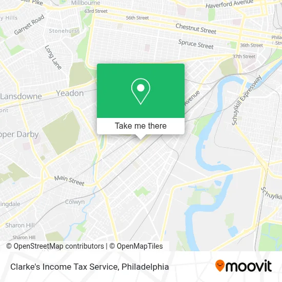 Clarke's Income Tax Service map