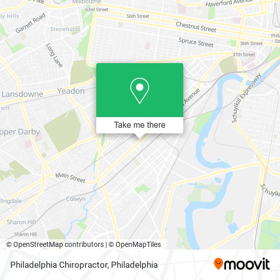 Mapa de Philadelphia Chiropractor