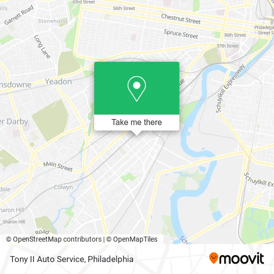 Tony II Auto Service map