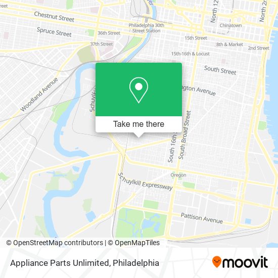 Mapa de Appliance Parts Unlimited