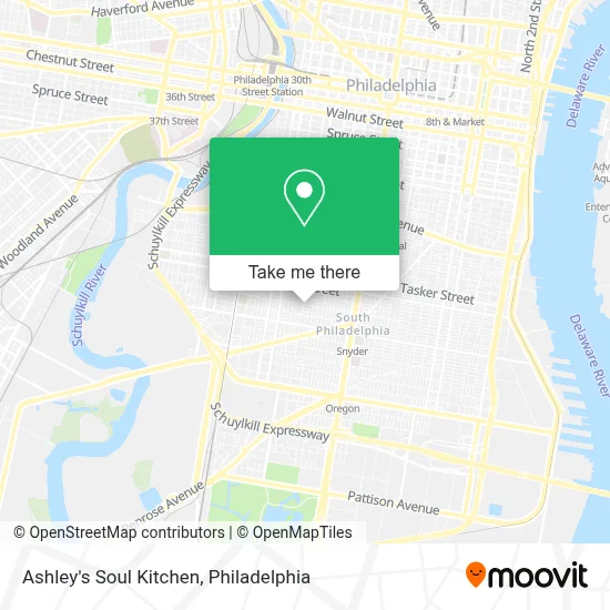 Ashley's Soul Kitchen map