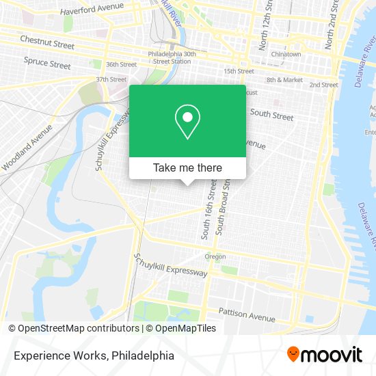 Experience Works map