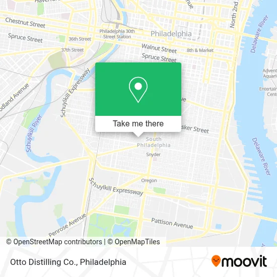 Otto Distilling Co. map