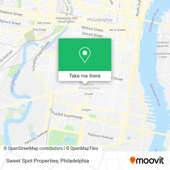 Sweet Spot Properties map
