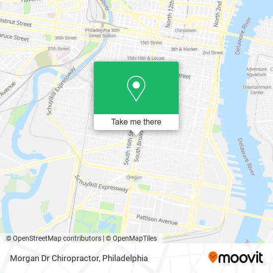 Morgan Dr Chiropractor map