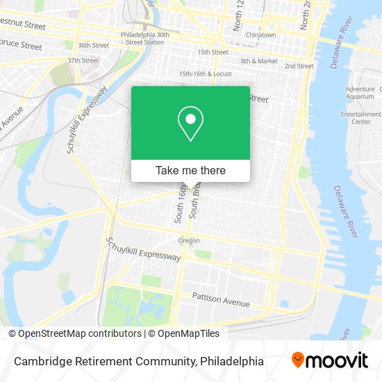 Cambridge Retirement Community map
