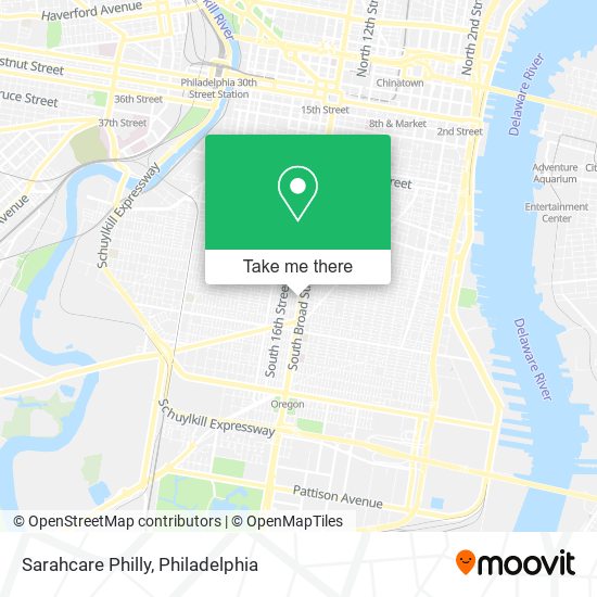 Sarahcare Philly map