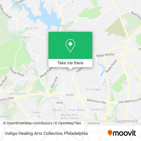 Indigo Healing Arts Collective map