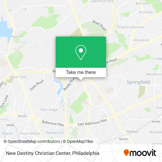 New Destiny Christian Center map