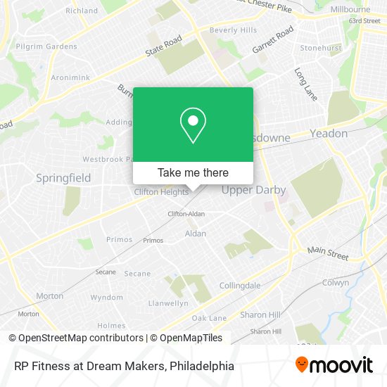 Mapa de RP Fitness at Dream Makers