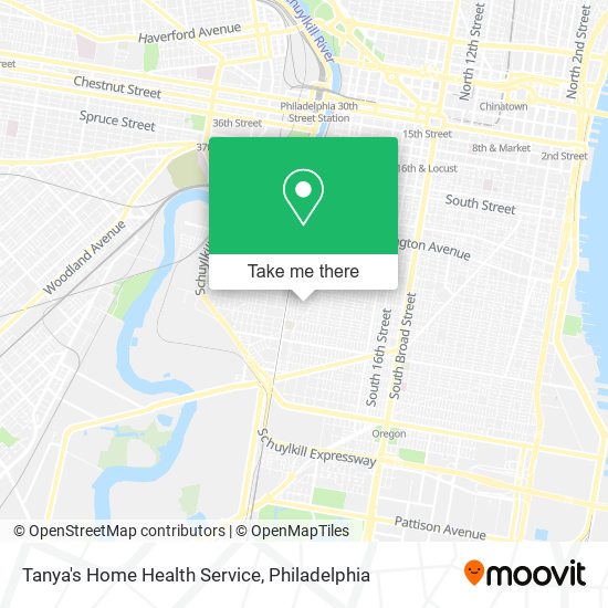 Mapa de Tanya's Home Health Service