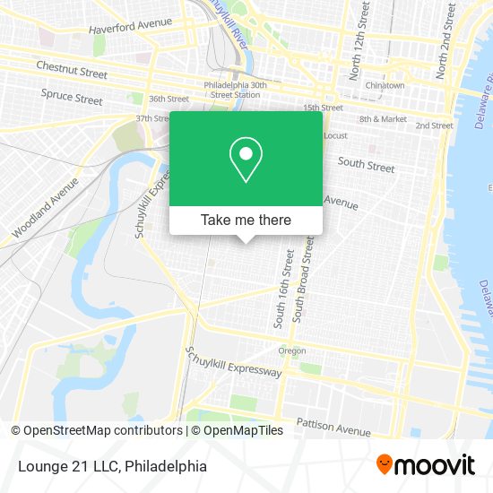 Lounge 21 LLC map